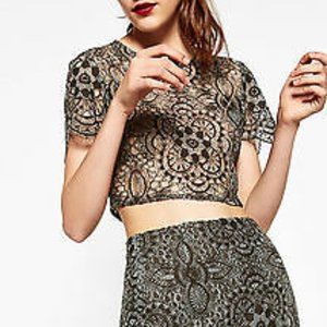 Zara Lace Crop Top